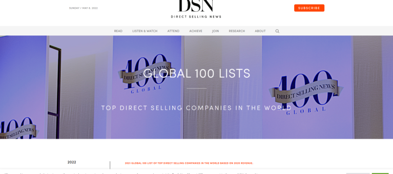 58 Perusahaan Direct Selling Terbaik di dunia